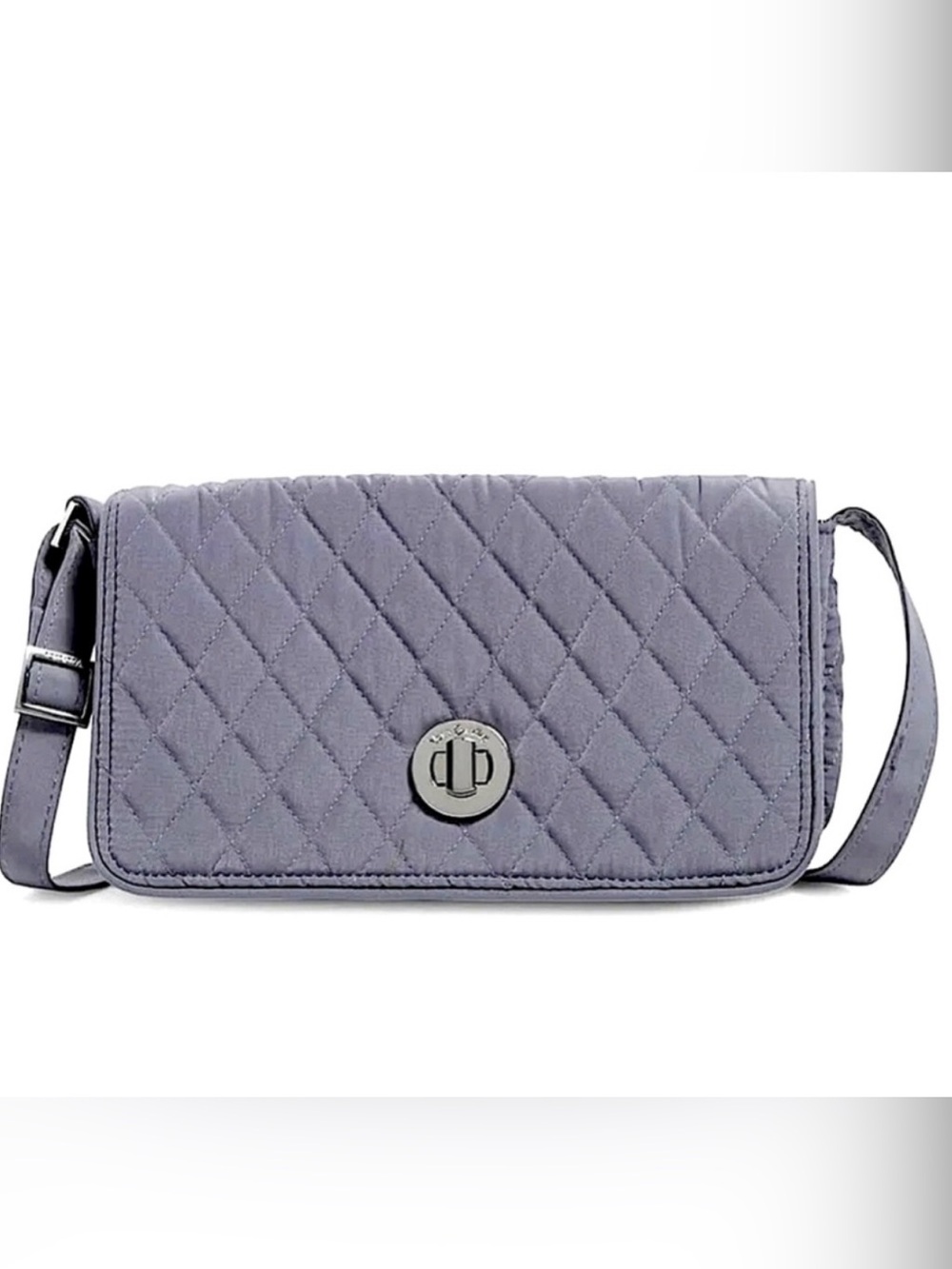 VERA BRADLEY Turnlock Crossbody Bag
Carbon Gray  •  MSRP $95.00
New without tags